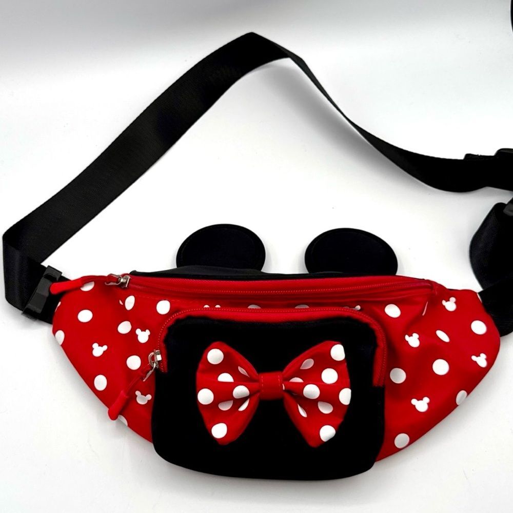 Minnie polka dot bow Fanny Pack